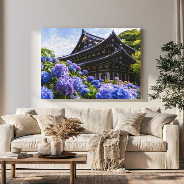Kamakura, Japan | Hasedera Temple Main Hall | Original Series Gallery Canvas
