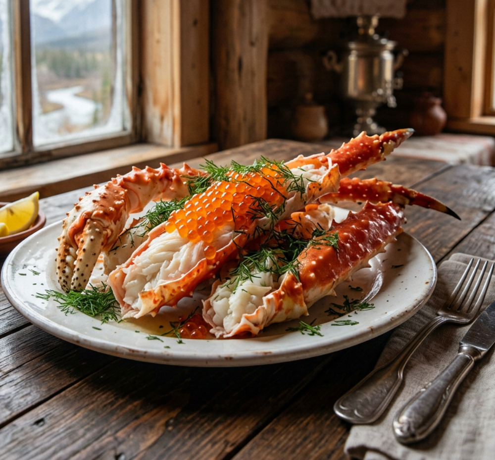 Local cuisine study in Kamchatka Peninsula, Russia