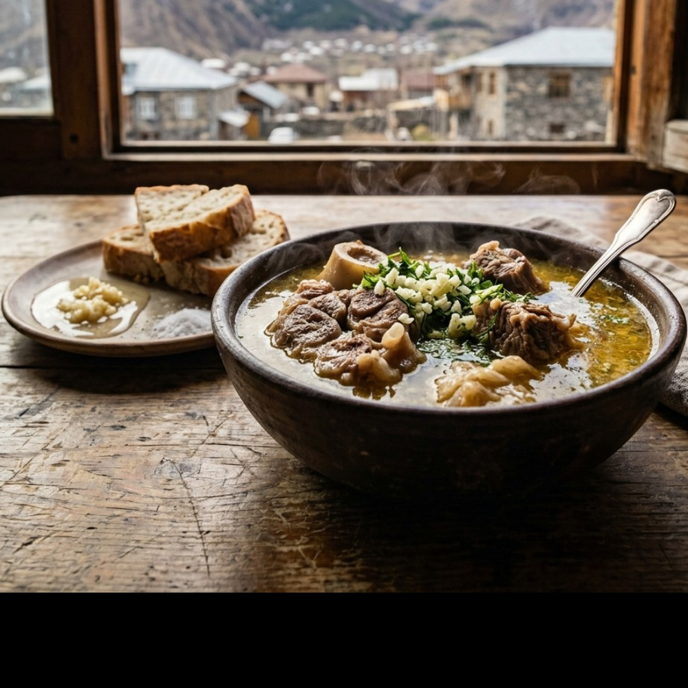 Local cuisine study in Kazbegi, Georgia