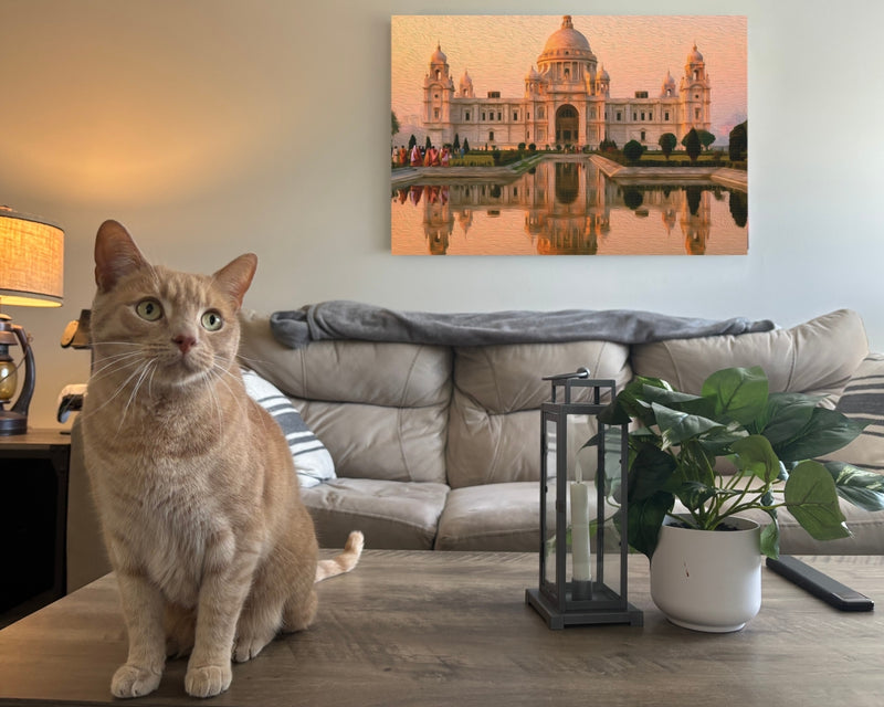 Kolkata, India | Victoria Memorial at Sunset | Original Series Gallery Canvas