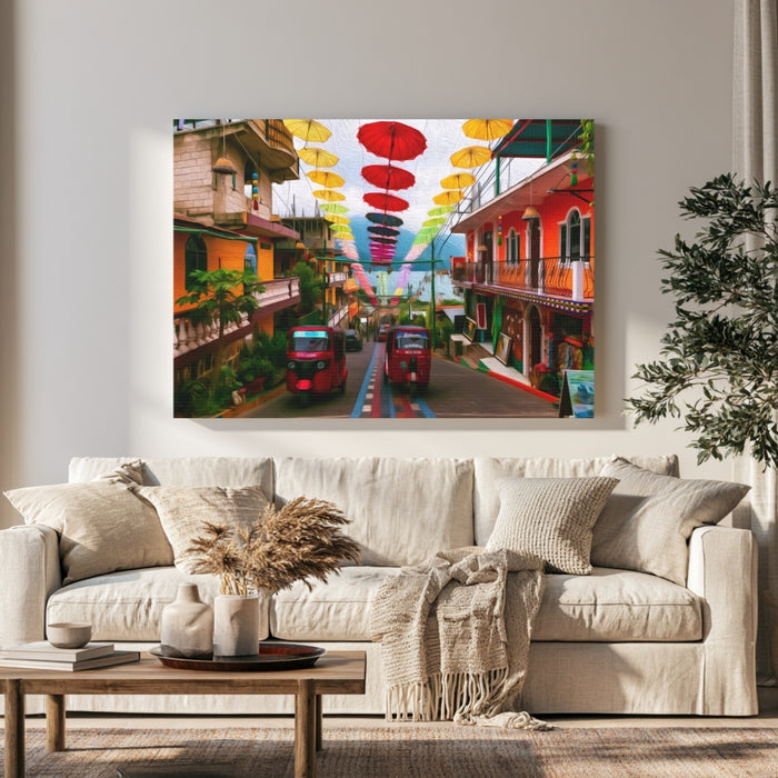 San Pedro La Laguna Umbrella Street