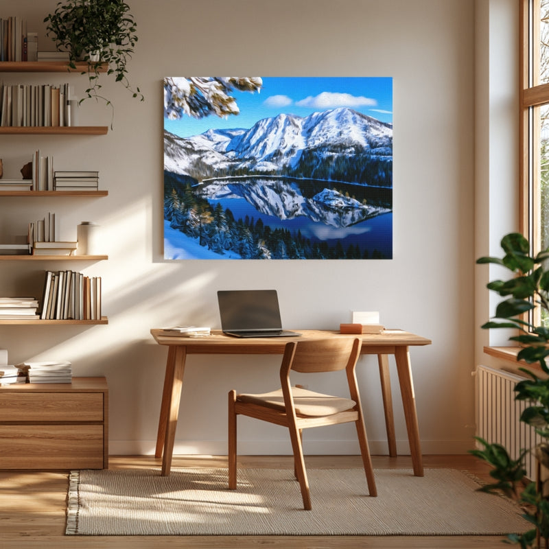 Lake Tahoe, USA | Emerald Bay Winter Reflection | Original Series Gallery Canvas