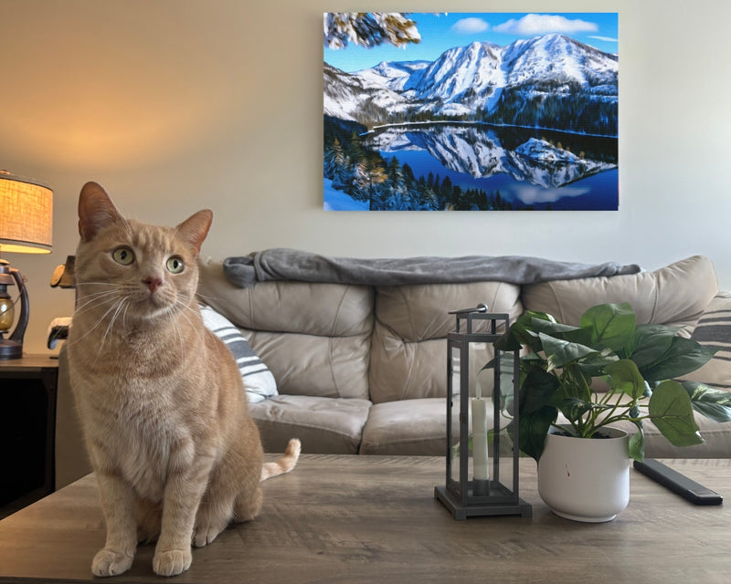 Lake Tahoe, USA | Emerald Bay Winter Reflection | Original Series Gallery Canvas