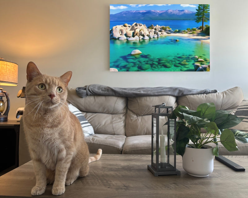 Lake Tahoe, USA | Sand Harbor Rocky Cove | Original Series Gallery Canvas