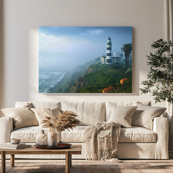 Miraflores Coastal Lighthouse Cliffs
