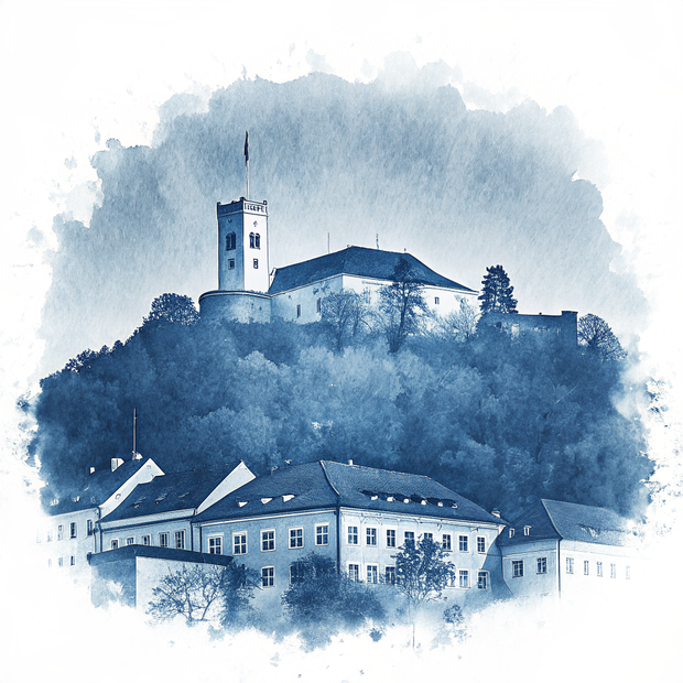 Ljubljana watercolor
