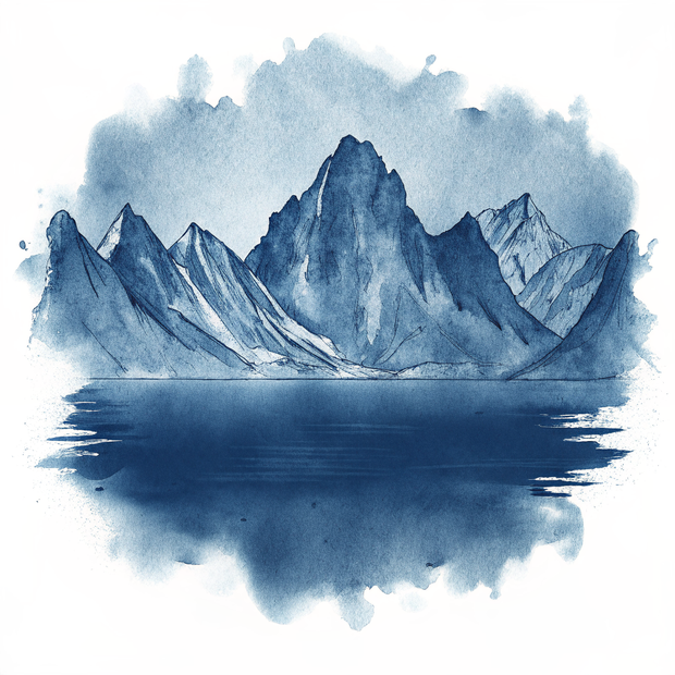 Lofoten Islands watercolor