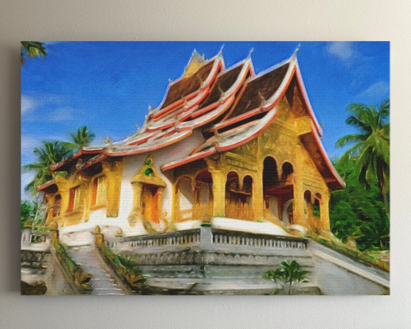 Luang Prabang, Laos | Haw Pha Bang Royal Temple | Original Series Canvas