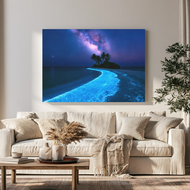 Maldives Bioluminescent Beach Night in a room — Maldives