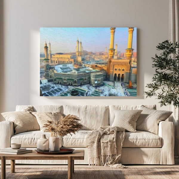 Mecca, Saudi Arabia | Grand Mosque Holy Sanctuary | Original Series Gallery Canvas