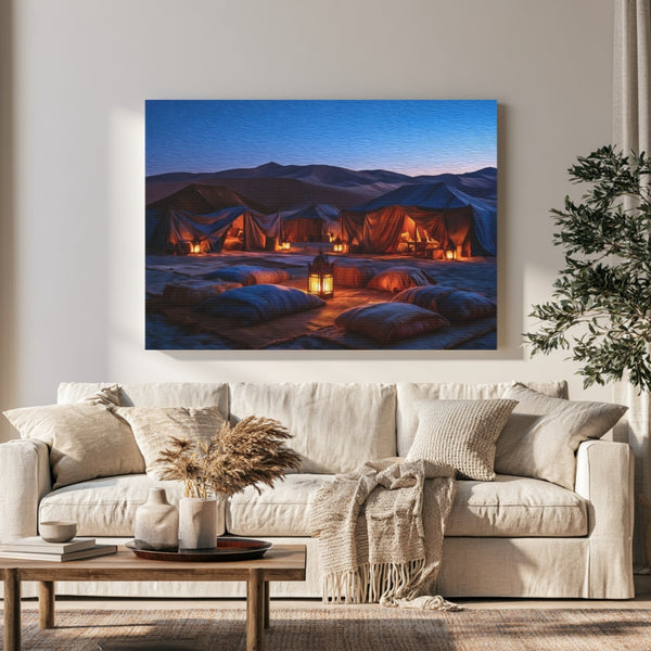 Merzouga, Morocco | Sahara Desert Berber Camp | Original Series Gallery Canvas