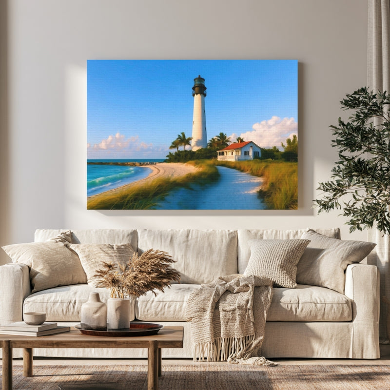 Cape Florida Lighthouse Beach in a room — Miami, Florida