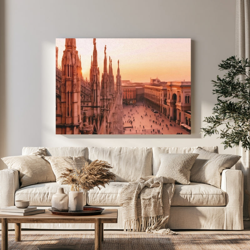Piazza del Duomo Milan in a room — Milan, Italy