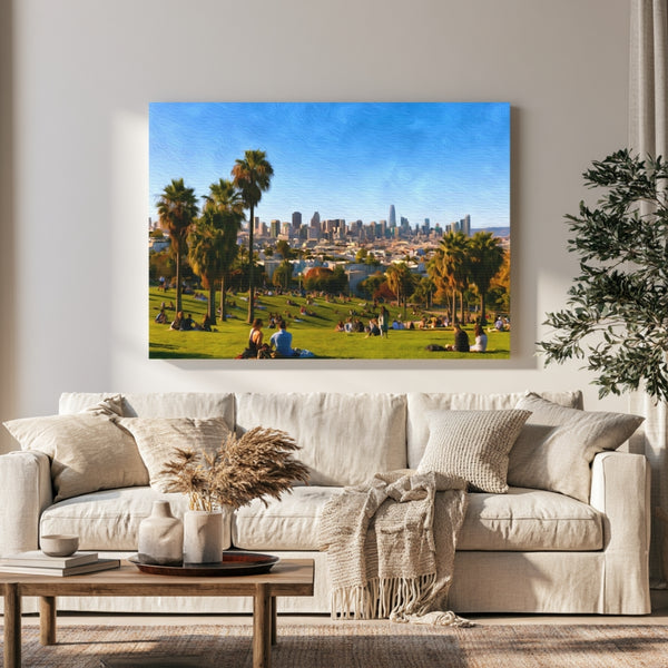 Dolores Park Skyline View