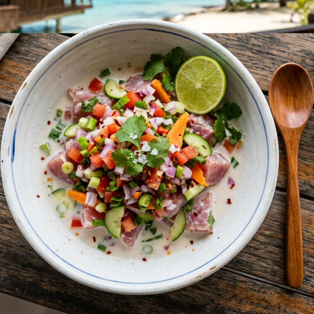 Local cuisine study in Moorea, French Polynesia