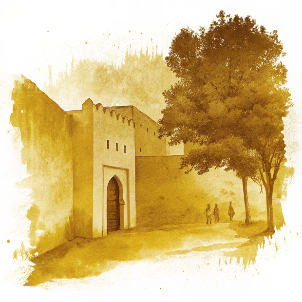 Morocco watercolor