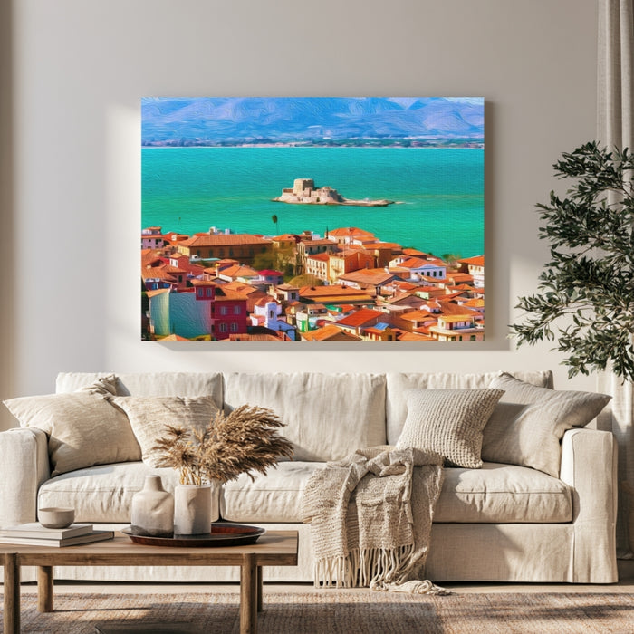 Bourtzi Castle Nafplio Bay