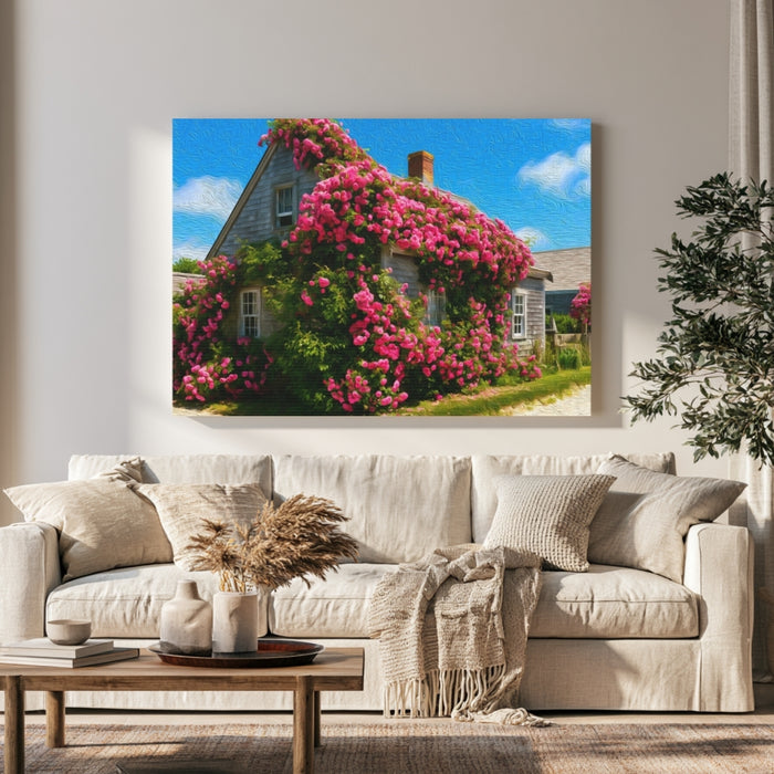 Nantucket Rose Covered Cottage