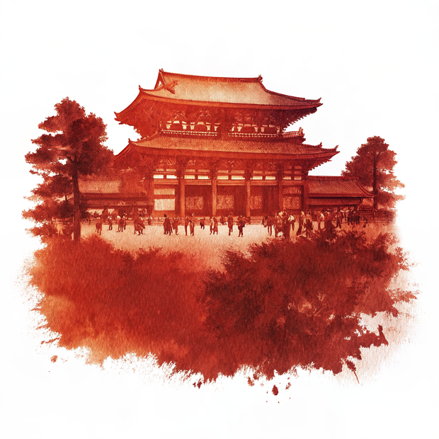 Nara watercolor