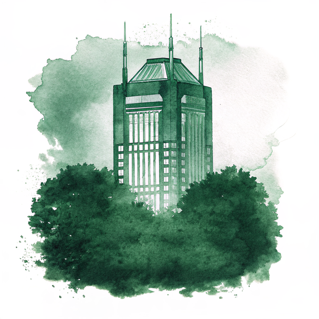Nashville watercolor