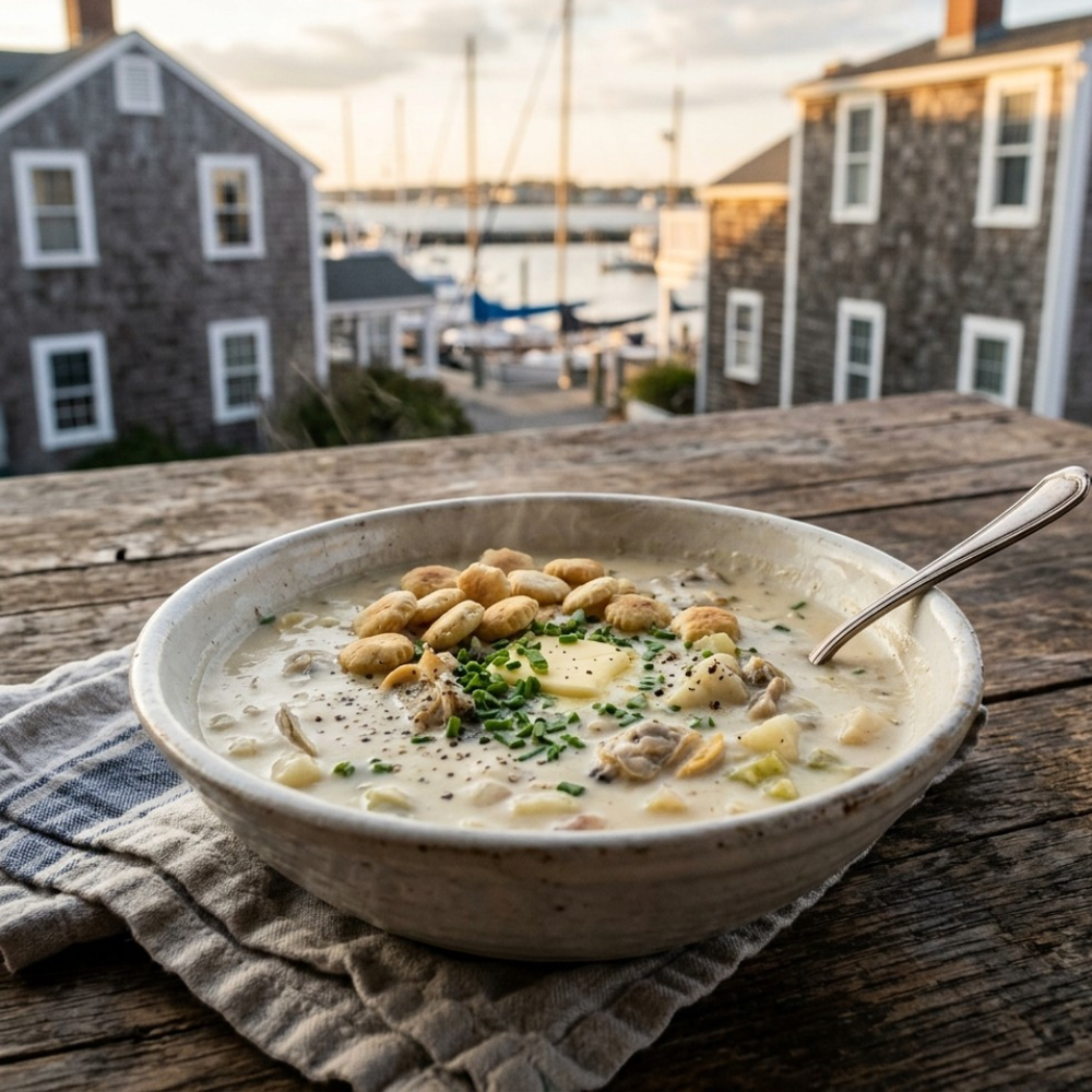 Local cuisine study in Newport, Rhode Island