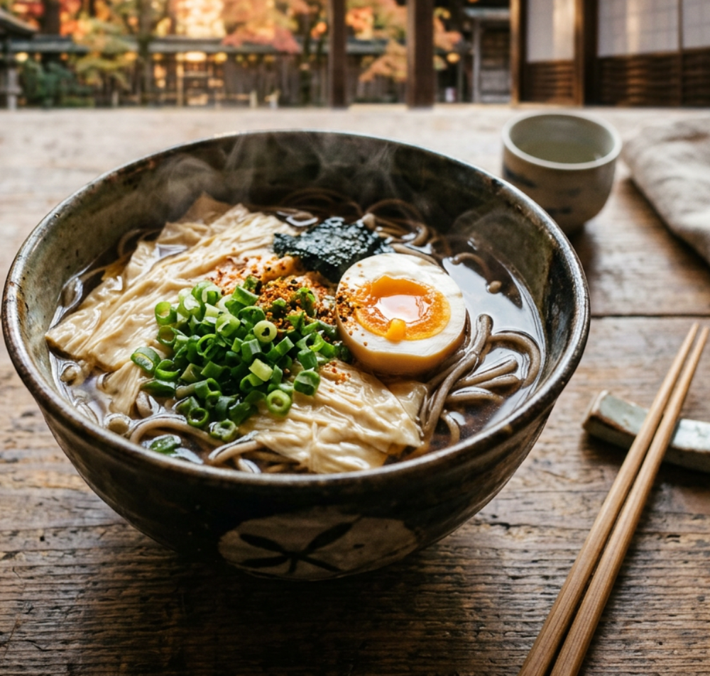 Local cuisine study in Nikko, Japan