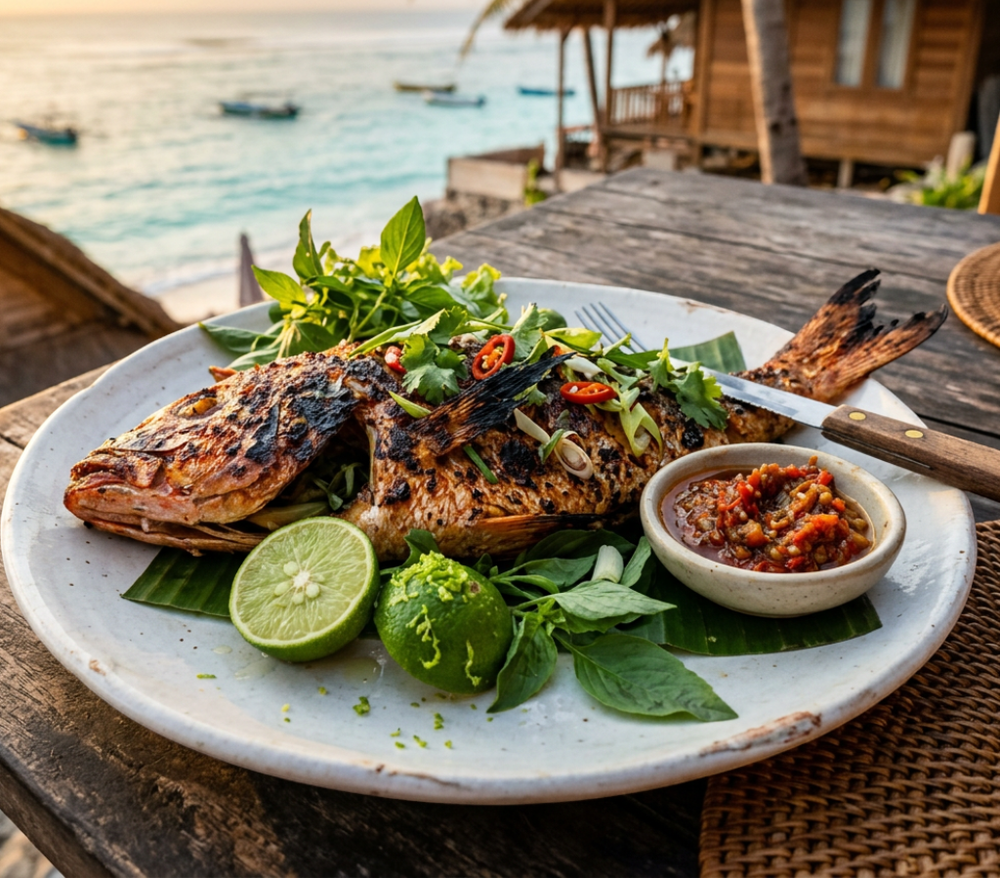 Local cuisine study in Nusa Lembongan, Indonesia