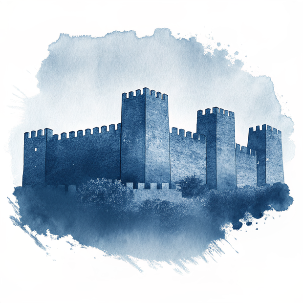 Obidos watercolor