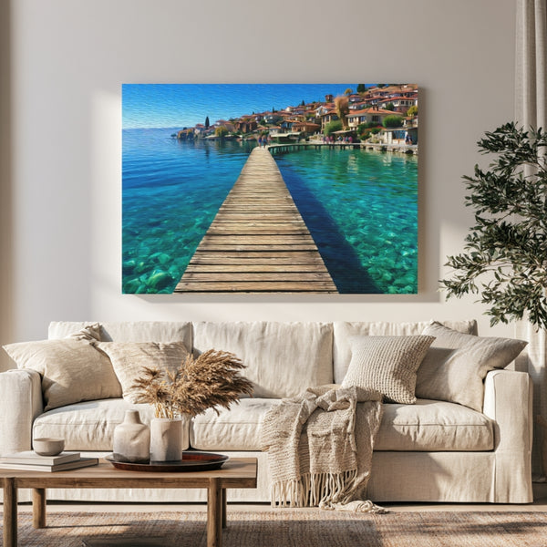 Ohrid Lake Wooden Pier