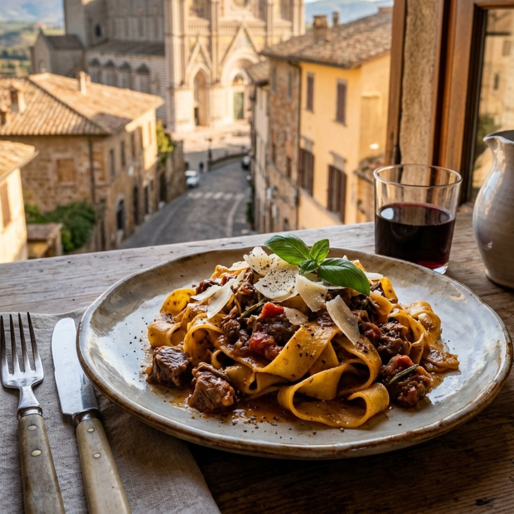 Local cuisine study in Orvieto, Italy