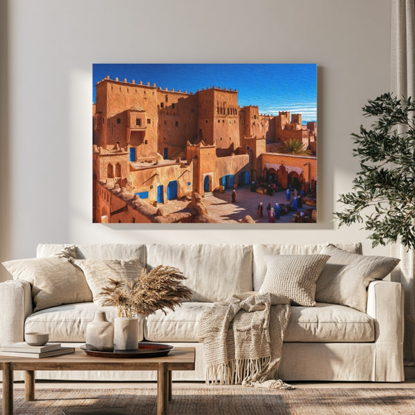 Ouarzazate, Morocco | Taourirt Kasbah Ouarzazate | Original Series Gallery Canvas