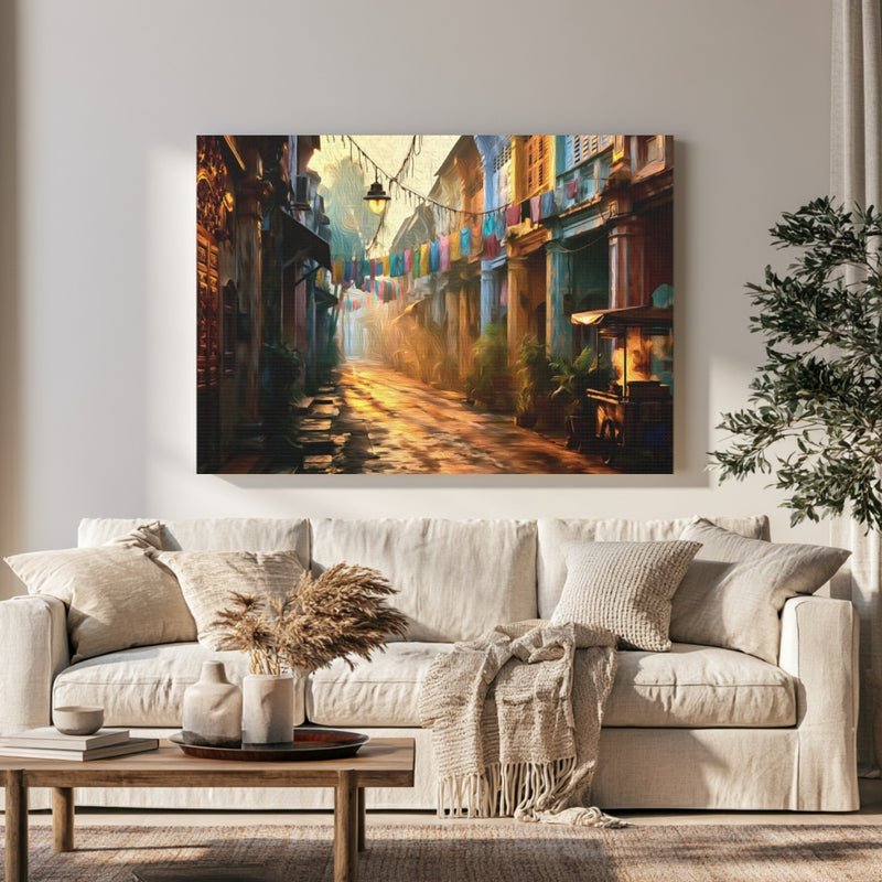 Penang Georgetown, Malaysia | Historic Georgetown Alley | Original Series Gallery Canvas