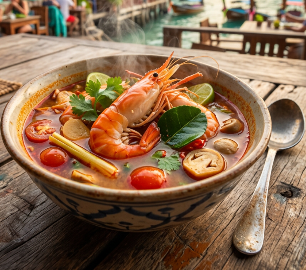 Local cuisine study in Phi Phi Islands, Thailand