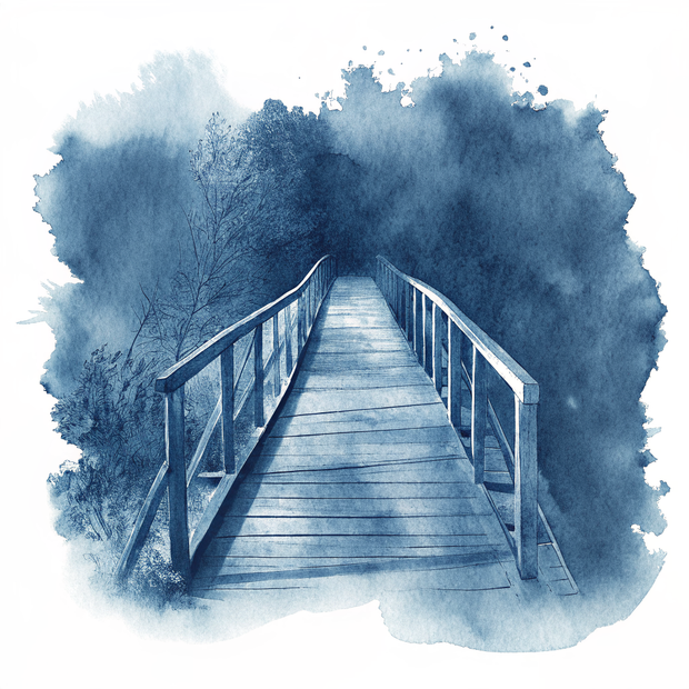Plitvice Lakes watercolor