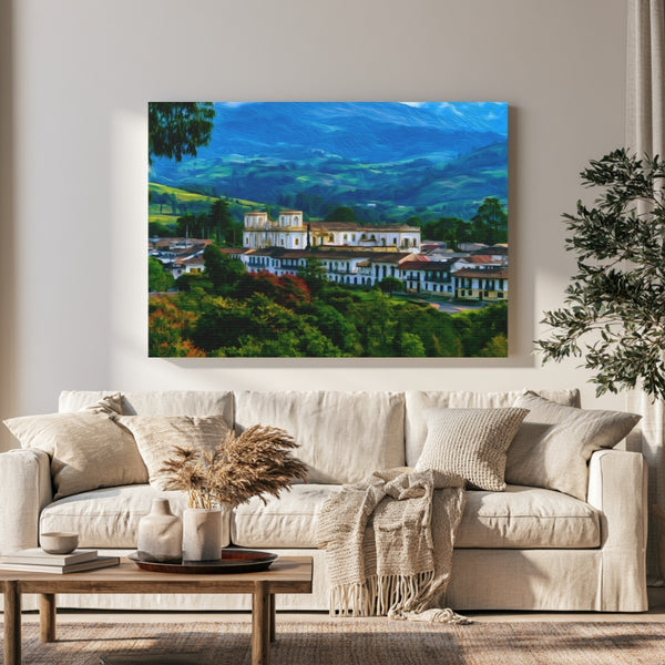 Popayán, Colombia | Popayán Cathedral Historic Center | Original Series Gallery Canvas