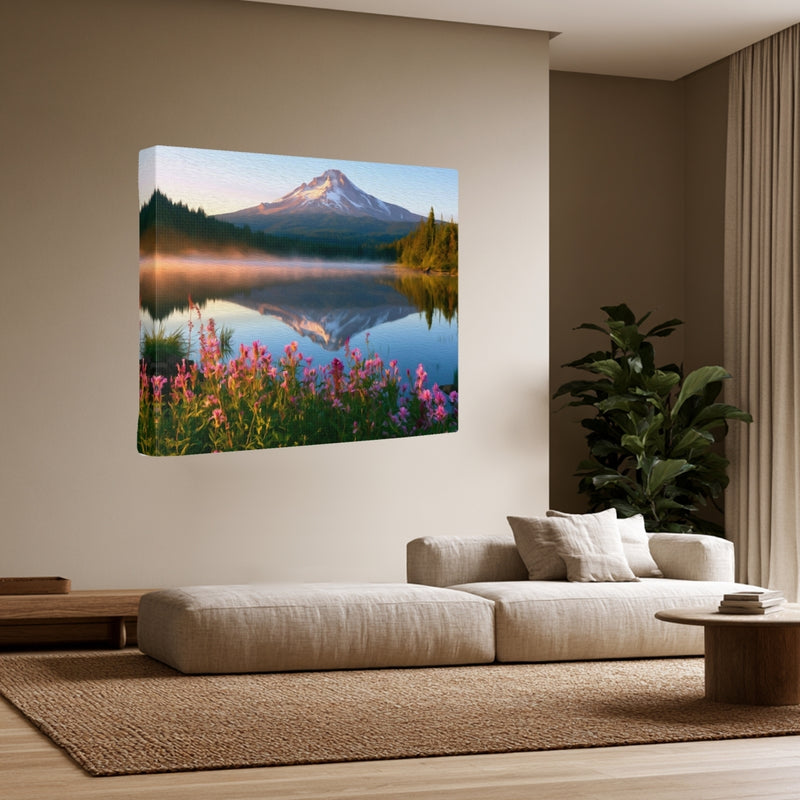 Portland, Oregon | Mount Hood Trillium Lake | Original Series Gallery Canvas