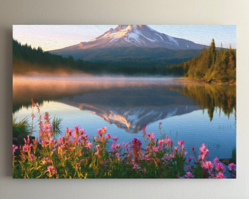 Portland, Oregon | Mount Hood Trillium Lake | Original Series Gallery Canvas