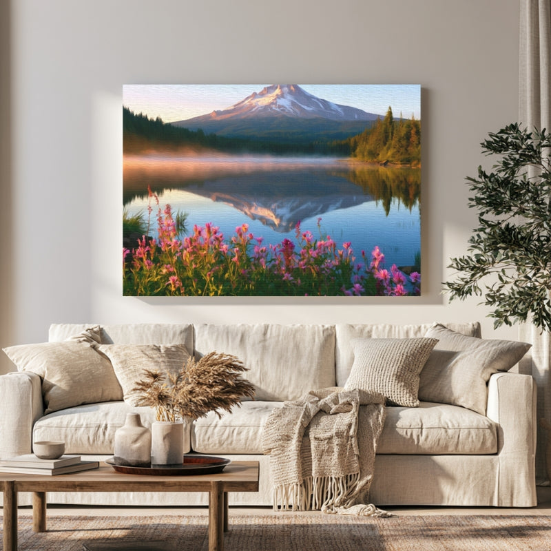 Portland, Oregon | Mount Hood Trillium Lake | Original Series Gallery Canvas