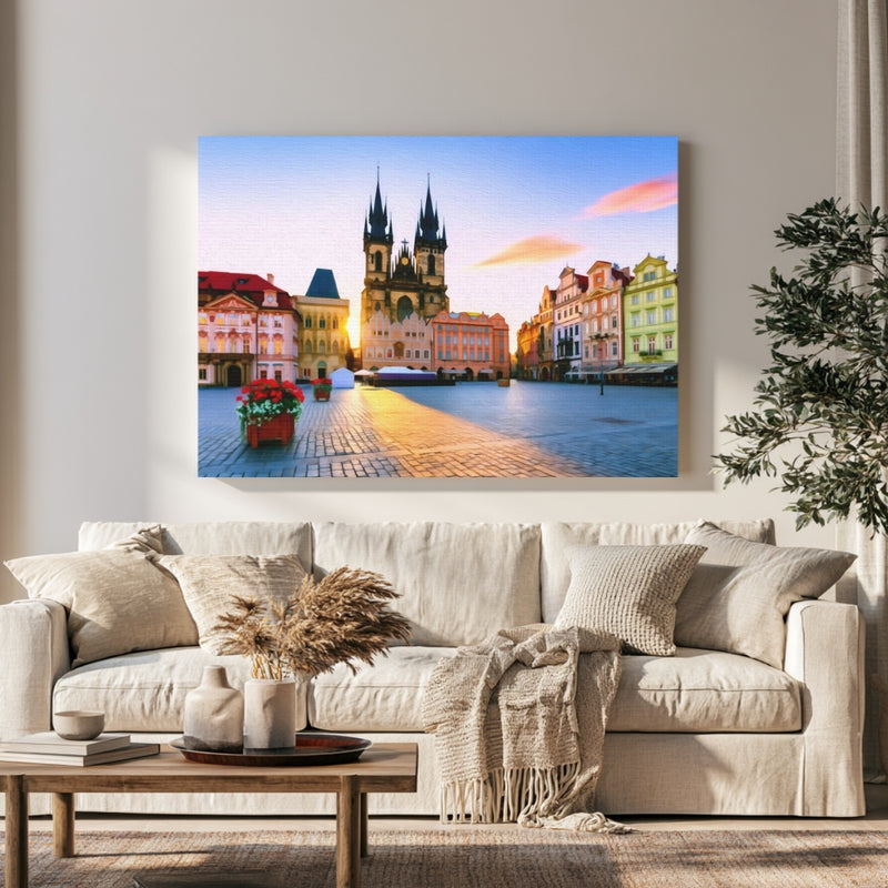 Old Town Square Prague in a room — Prague, Czech Republic