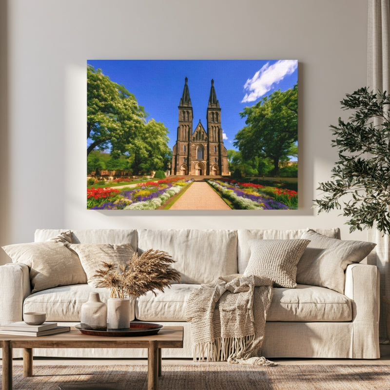 Basilica of Saints Peter and Paul in a room — Prague, Czech Republic