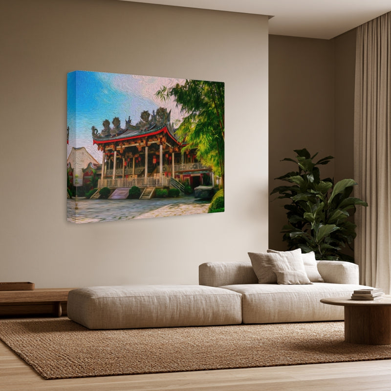 George Town, Malaysia | Khoo Kongsi Clan House | Original Series Gallery Canvas
