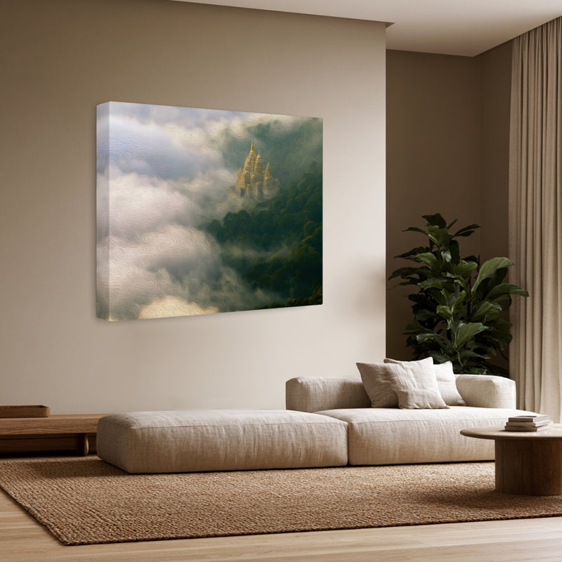 Penang Hill, Malaysia | Temple Above the Clouds | Original Series Gallery Canvas