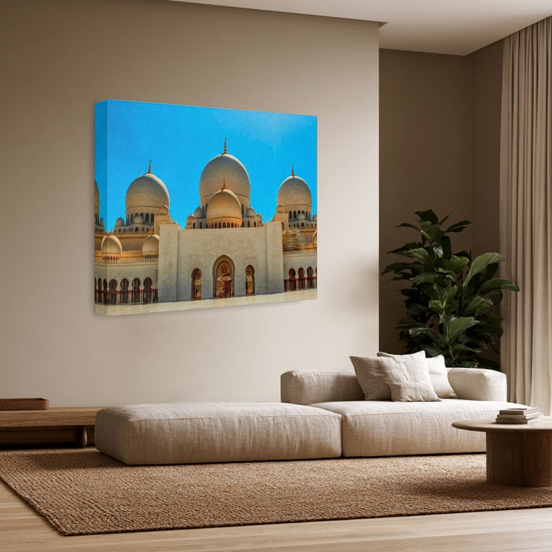 Abu Dhabi, United Arab Emirates | Sheikh Zayed Grand Mosque | Original Series Gallery Canvas