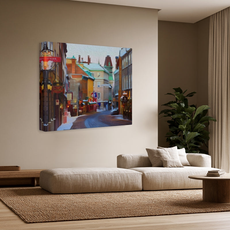 Old Quebec City, Quebec | Original Series Gallery Canvas