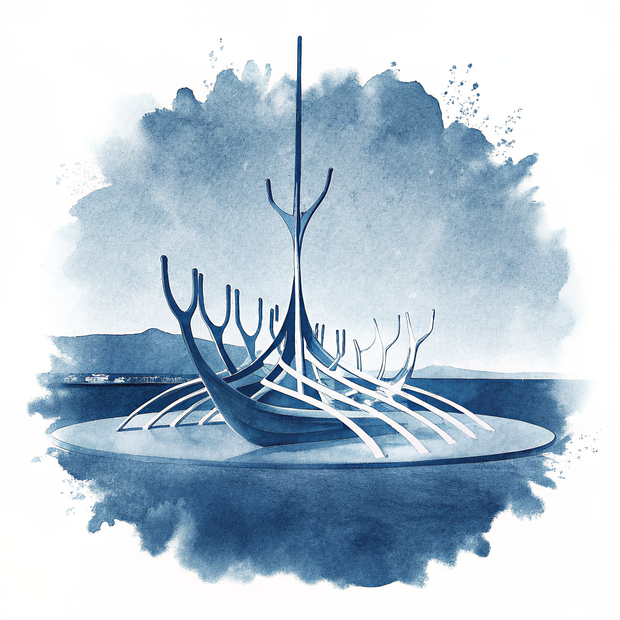 Reykjavik watercolor