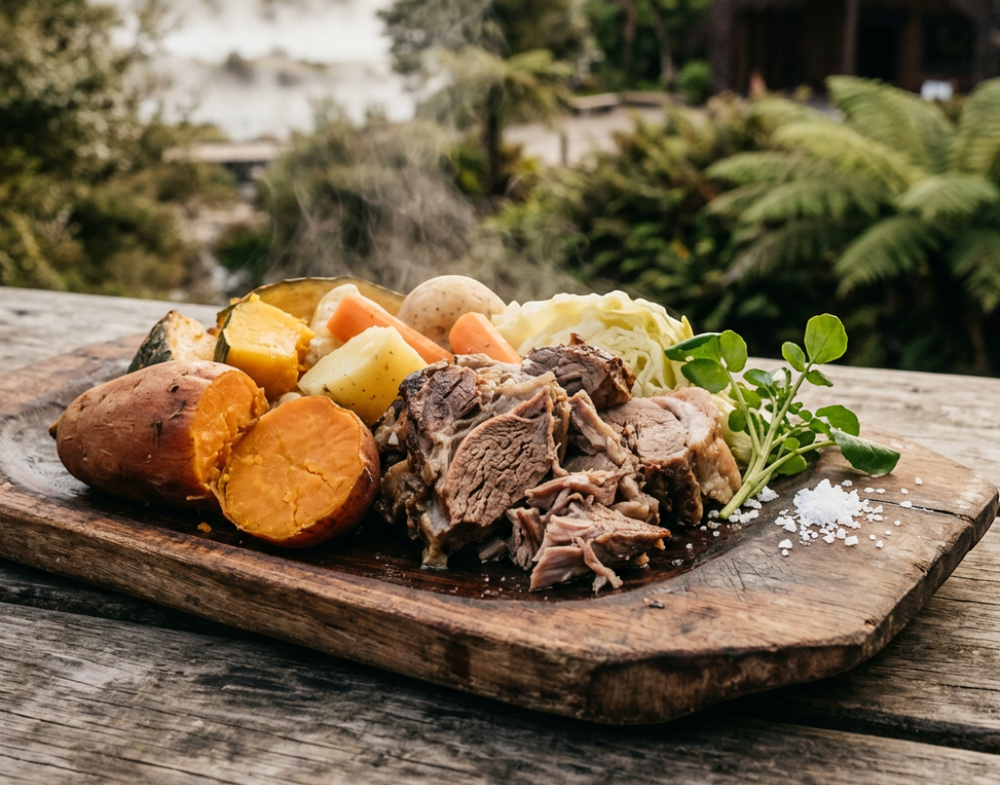 Local cuisine study in Rotorua, New Zealand