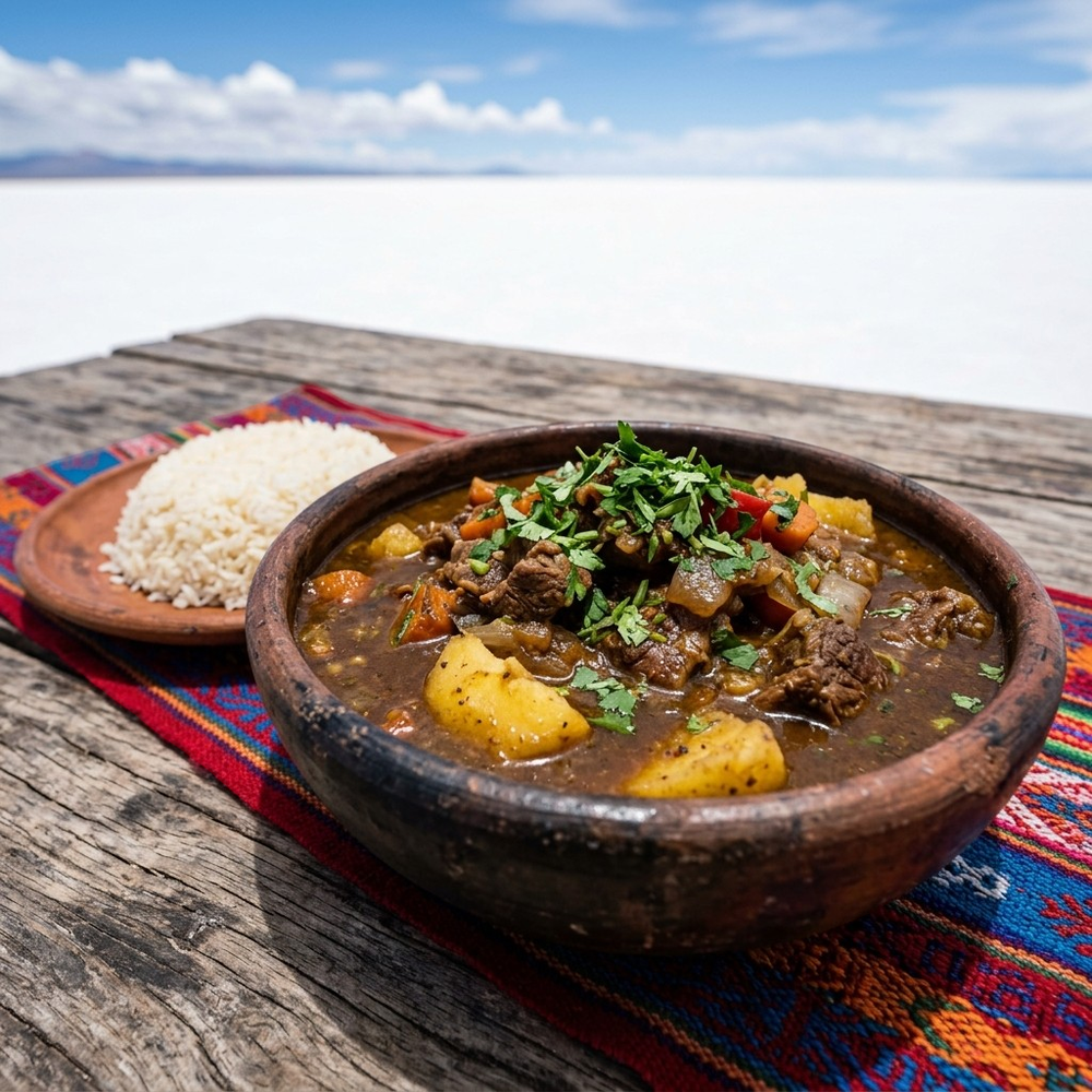 Local cuisine study in Salar de Uyuni, Bolivia