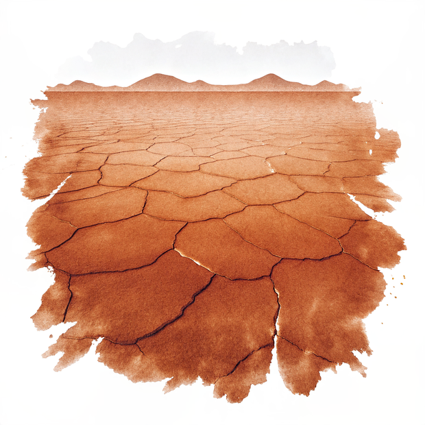 Salar de Uyuni watercolor