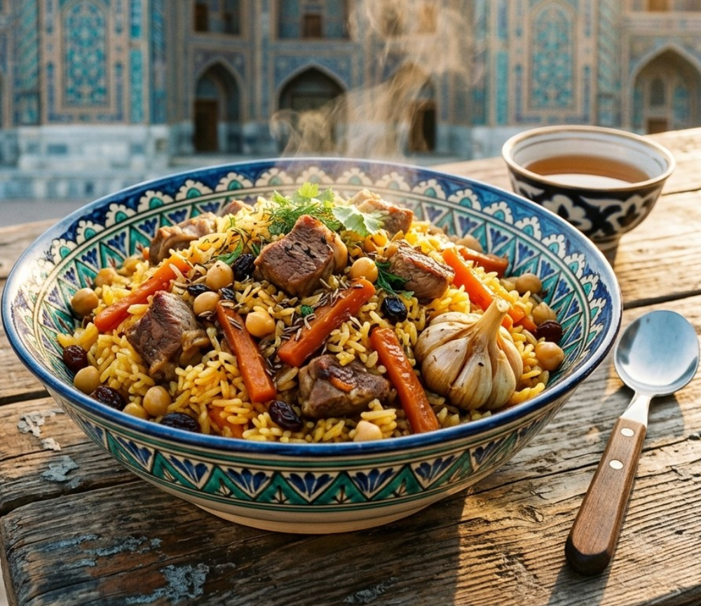 Local cuisine study in Samarkand, Uzbekistan