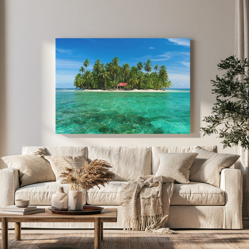 San Blas Tropical Island in a room — San Blas Islands, Panama